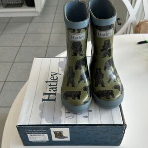Hatley Wild Bears Rain Boots Rare Find! Toddler Size 10